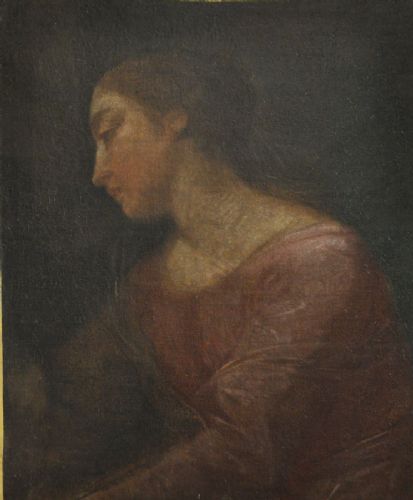 Donato Creti (Cremona, 1671 - Bologna, 1749) "Female head"
    